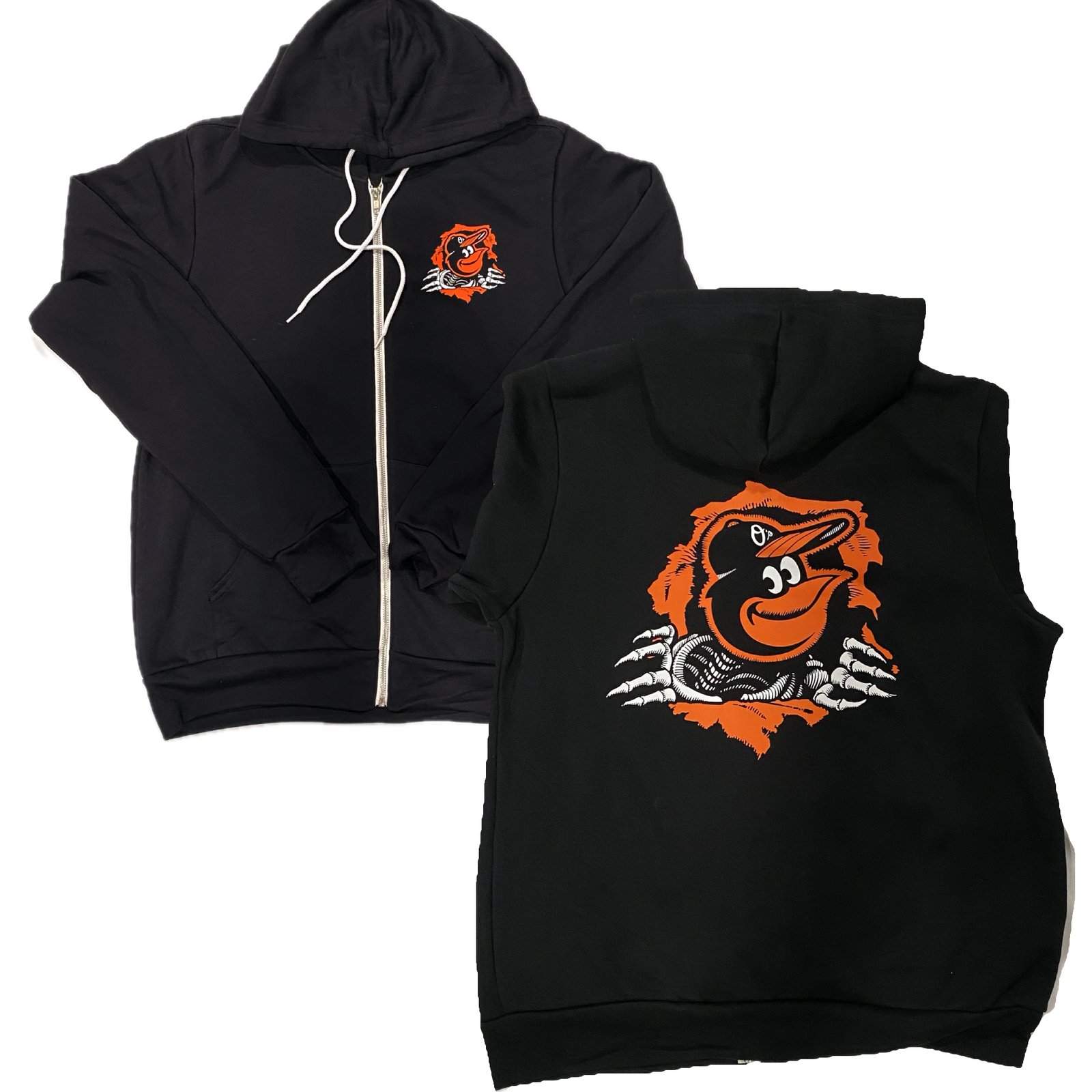 ZIPANGU MADE CAPTAINHENRYペインターネットソフビ Ripper O's Zip Up Sweatshirt | Pangea Printing Co.